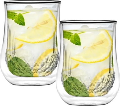 Picture of Vialli Design Zestaw 2 szklanek z podwójn ciank Diamante 300 ml 25844