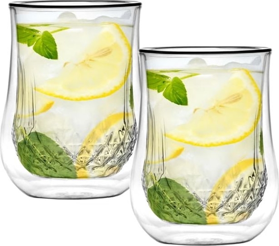 Picture of Vialli Design Zestaw 2 szklanek z podwójn ciank Diamante 300 ml 25844