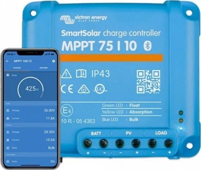 Picture of Victron Energy Victron Energy Regulator adowania Smart 75V/10A BlueTooth