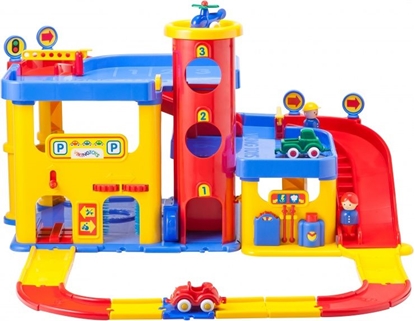 Attēls no Viking Toys Viking City Gara - Parking 2-pitro z schodami