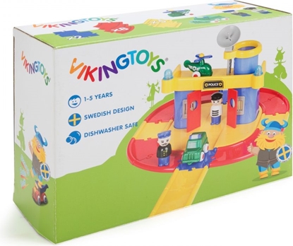 Attēls no Viking Toys Viking City Posterunek Policji z figurkami