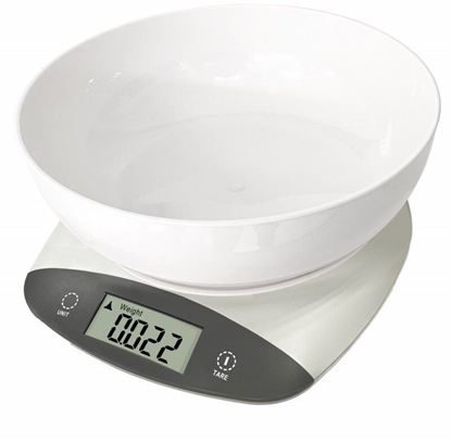 Attēls no Waga kuchenna Acer Waga kuchenna z mis Rosberg R51651Q 5kg 2xAAA baterie wywietlacz LED szary kolor 5R51651QGY (3800237044894)