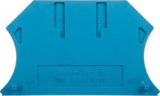 Изображение Weidmuller cianka kocowa niebieska WAP 2.5-10 BL 1050080000 /50szt./