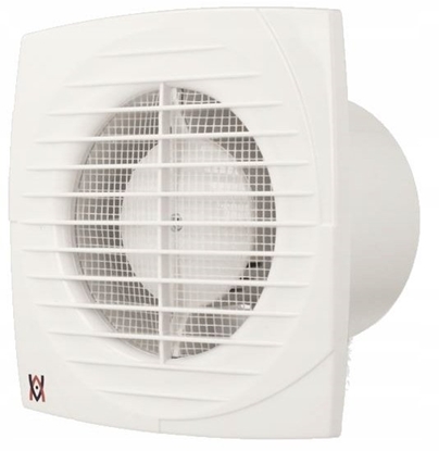 Изображение Wentylator osiowy fi 100 230V 14W 95m3 34dB z higrostatem i wycznikiem czasowym SIMPLE D100DH
