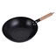 Picture of WOK frying pan 30 cm, carbon steel, marble non-stick coating, wooden handle, KINGHoff, KH 1983