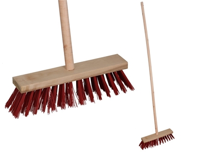 Picture of Wooden Broom Brush With Stick, 118 cm, 6.00 x 30.00 x 127.00