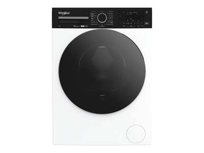 Picture of WPM 27W ADS EE | Whirlpool Washing Machine | Energy efficiency class A | Front loading | 1400 RPM | Washing capacity 12 kg | Depth 63 cm | Width 60 cm | Display | Digital | Steam function | White