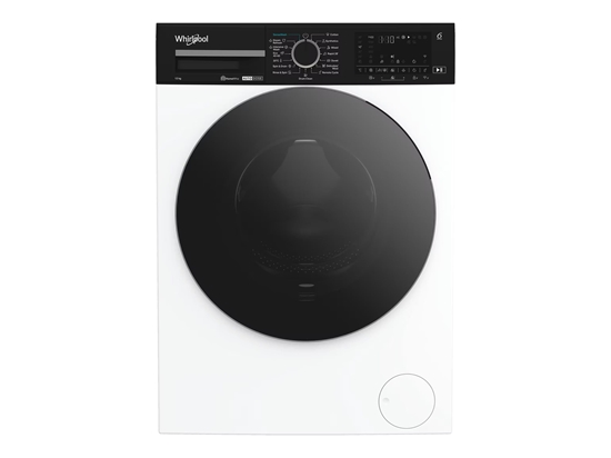 Picture of WPM 27W ADS EE | Whirlpool Washing Machine | Energy efficiency class A | Front loading | 1400 RPM | Washing capacity 12 kg | Depth 63 cm | Width 60 cm | Display | Digital | Steam function | White
