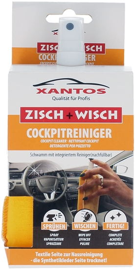 Изображение Xantos Zisch&Wisch rodek czyszczcy do kokpitu w ciereczce 40ml