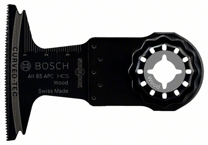Изображение Zāģēšanas asmens Bosch AIZ 65 BC HCS Wood; 65x40 mm; 5 gab.