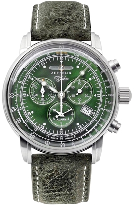 Изображение ZEPPELIN 100 Jahre Chronograph Men’s Watch 8680-4 / silver
