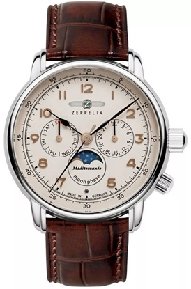 Attēls no ZEPPELIN LZ121 Mediterranee Moonphase Men’s Watch 9636-5