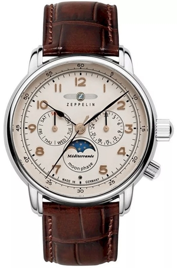 Picture of ZEPPELIN LZ121 Mediterranee Moonphase Men’s Watch 9636-5