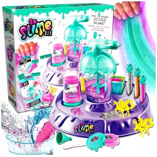 Picture of Zestaw slime dla dziecka do robienia glutów masa plastyczna DIY