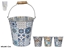 Picture of Zinc Plated Bucket With Conan 3 Assortment Handle 14x14 cm, GARDEN ENJOY