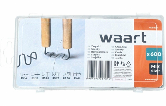 Picture of Zszywacz Waart WAART Zszywki do plastiku 600szt.