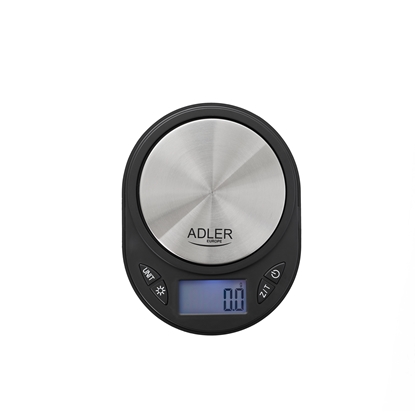 Изображение Adler | Precision scale | AD 3162 | Maximum weight (capacity) 0.75 kg | Accuracy 0.1 g | Black