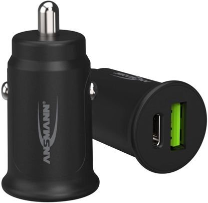 Изображение adowarka Ansmann Ansmann CC230PD, Auto, Cigar lighter, 20 V, 3 A, Black