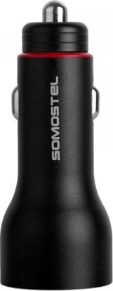 Изображение adowarka Somostel 2x USB-A 5 A  (SMS-89 BLACK)
