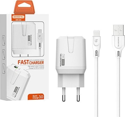 Изображение adowarka Somostel SMS-Q02 1x USB-A 3.1 A (SMSQ02 WHITE 18W)