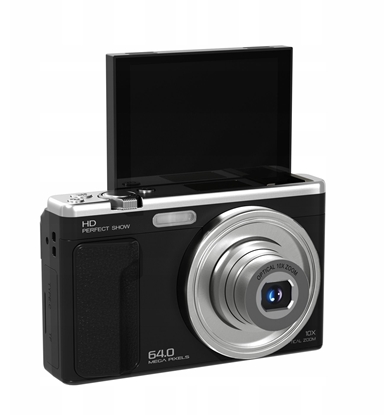 Изображение Aparat cyfrowy Xrec Aparat Cyfrowy Xrec C89 64mp 4k 10x Zoom Optyczny Obrotowy Ekran Lcd 3,2" / C89 / Czarny