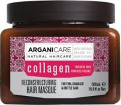 Изображение Arganicare Collagen Naprawcza maska do cienkich, zniszczonych i amliwych wosów 500 ml