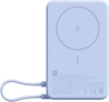 Изображение Ārēja baterija Xiaomi 10000mAh Ice Blue Magnetic integrēts USB Type-C bezvadu