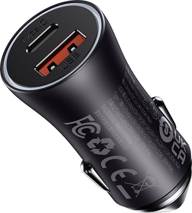Picture of Auto lādētājs Baseus Max Car Charger 60W Grey