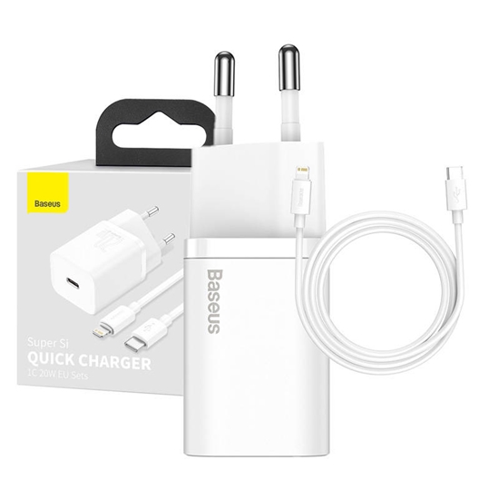 Picture of Baseus Super Si Quick Charger + Cable 1m