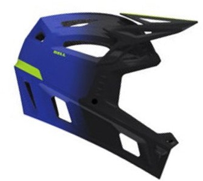 Изображение Bell Kask full face BELL FULL-AIR MIPS grid electric blue roz. M (BEL-38226-029-M)