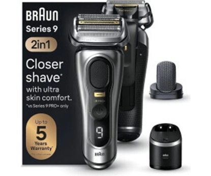 Picture of Braun Series 9 Pro+ 9597cc  shaver silver/black (7500435218252)