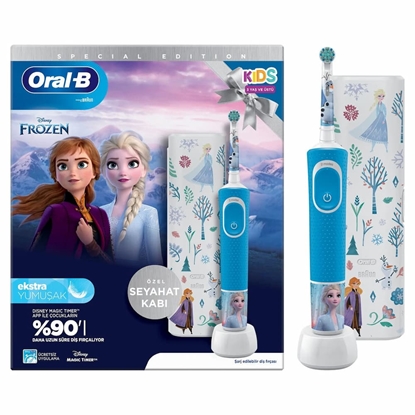 Picture of BRAUN Vitality PRO 103 el.zobu  birste - bērnu, Frozen ar futlāri