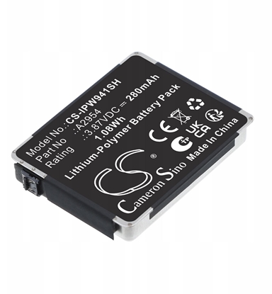 Attēls no Cameron Sino Akumulator Bateria Typ A2954 Do Apple Watch Series S9 S 9 41mm Mr913ll/a / Cs-ipw941sh