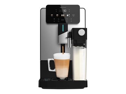 Изображение Cecotec Coffee machine | Cremmaet Latte Jar | Pump pressure 19 bar | Automatic | Built-in milk frother | Black/Silver | 1500 W
