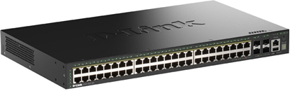 Picture of D-Link DGS-1530-52P/E tīkla pārslēgs Vadīts L2 Gigabit Ethernet (10/100/1000) Power over Ethernet (PoE) Melns