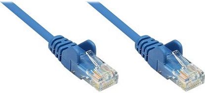 Изображение Goobay Patchcord U/UTP, Cat5e, 0.5m, niebieski (68335)