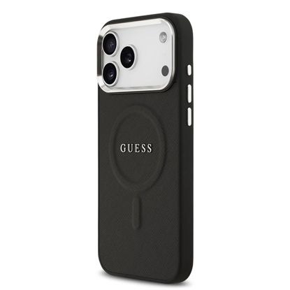 Attēls no Guess Apple iPhone 17 Pro Max PU Saffiano MagSafe Case Black