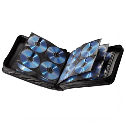 Изображение Hama CD Wallet Nylon 160, black (00033834)
