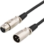 Attēls no Kabel Deltaco Deltaco XLR-1030, XLR (3-pin), Male, XLR (3-pin), Female, 3 m, Black