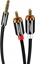 Attēls no Kabel Gembird Jack 3.5mm - RCA (Cinch) x2 1.5m czarny (31553)