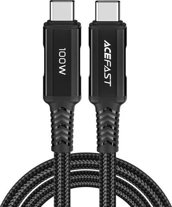Picture of Kabel USB Acefast USB-C - USB-C 2 m Czarny (6974316280996)