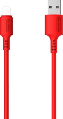 Picture of Kabel USB Somostel USB-A - Lightning 1.2 m Czerwony (SMS-BP06 USB - Lightning Czerwony)