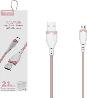 Picture of Kabel USB Somostel USB-A - microUSB 1.2 m Róowy (28254)