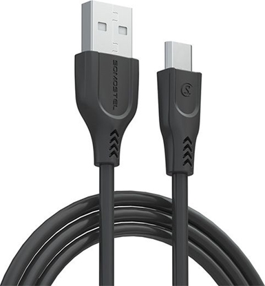 Picture of Kabel USB Somostel USB-A - microUSB Czarny (SMS-BT03 USB - micro USB Czarny)