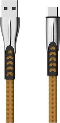 Picture of Kabel USB Somostel USB-A - USB-C 1 m Zoty (BW02 Gold TYP-C)