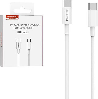 Picture of Kabel USB Somostel USB-C - USB-C 1.2 m Biay (27226)