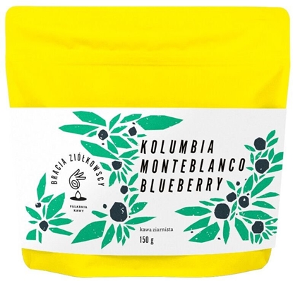 Изображение Kawa ziarnista Bracia Ziókowscy Kolumbia Monteblanco Blueberry 150 g