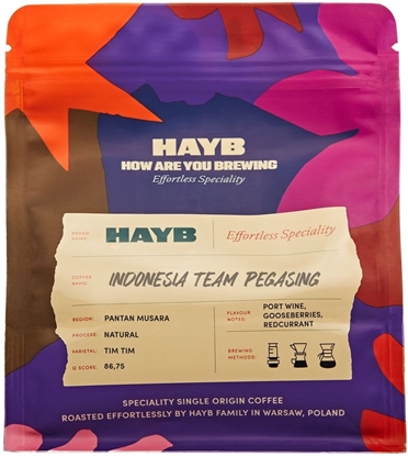Изображение Kawa ziarnista HAYB Indonesia Team Pegasing 250 g