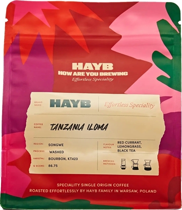 Изображение Kawa ziarnista HAYB Tanzania Iloma Filtr 250 g