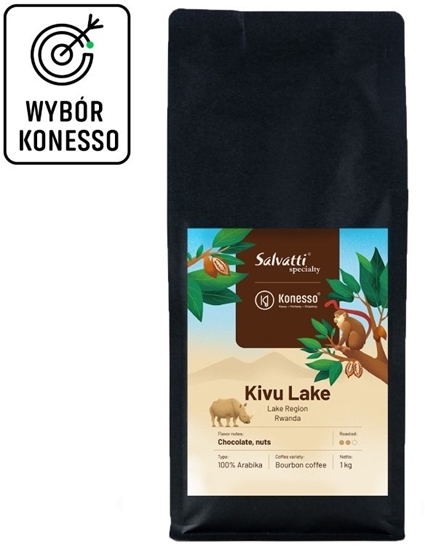 Изображение Kawa ziarnista Salvatti Kawa ziarnista Rwanda Kivu Lake 1kg